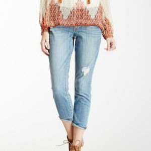 Lucky Brand Sofia Skimmer Mid Rise Cropped Jeans